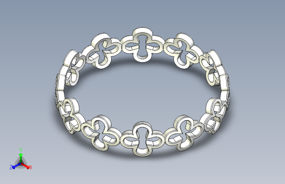 A3001187-钯四叶草戒指