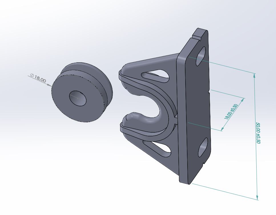 A3001336-Keku Bağlantı Aparatı (按钮修复)
