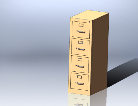 A3001489-4抽屉文件柜