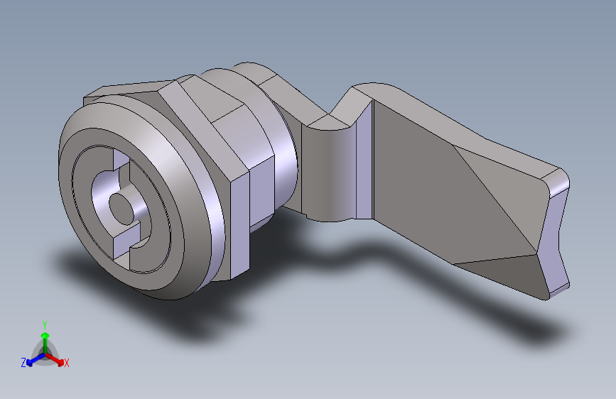 A3001511-RS PRO 压铸柜锁，26mm 面板到舌
