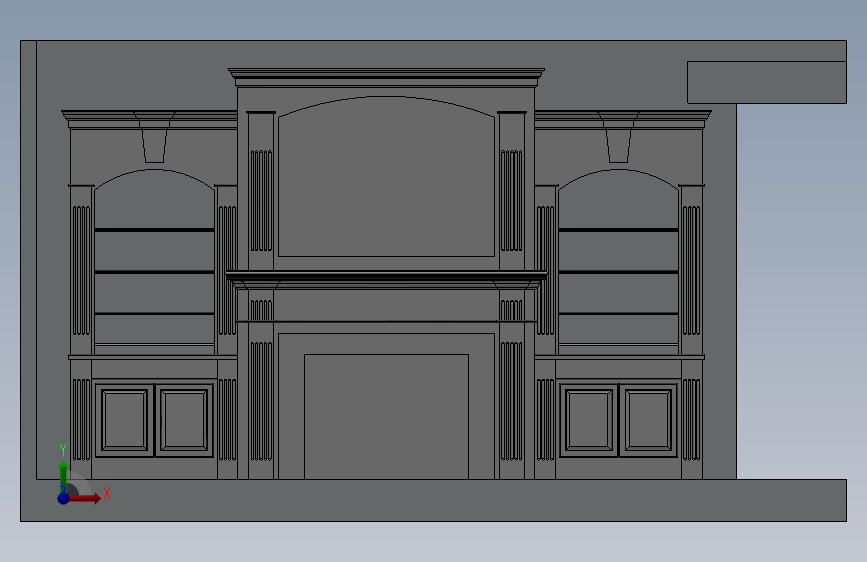 A3001542-壁炉和橱柜周围