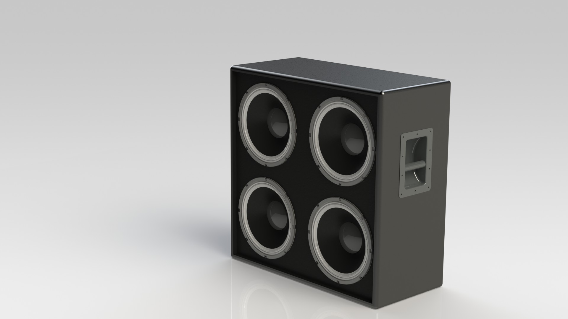 A3001548-Marshall 风格 4X12 扬声器柜