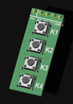 A3001567-通用4键按钮开关模块