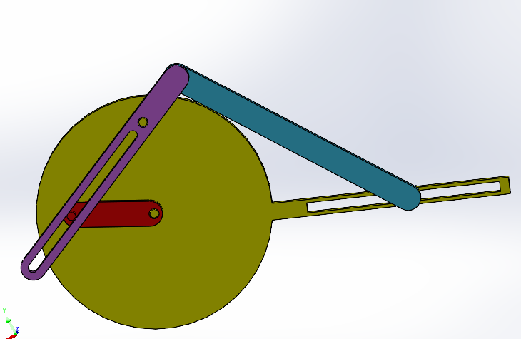 A3001590-曲柄和槽杆快速返回机构
