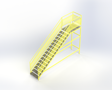 A0001117-带平台的钢架楼梯