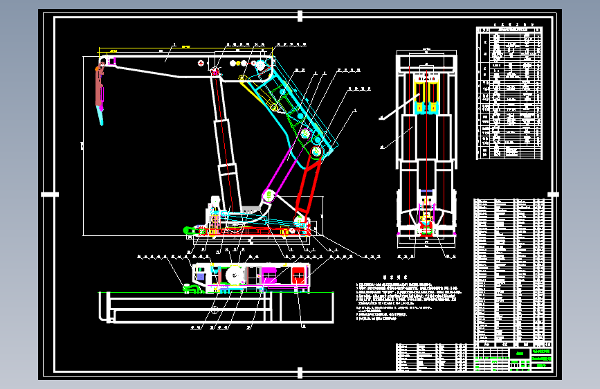 矿用ZY9000-25-50液压支架全套图纸