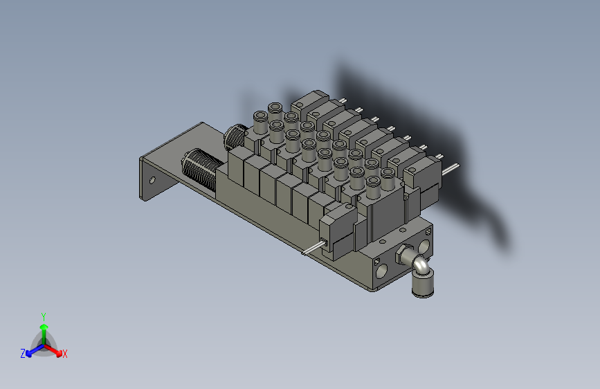 SS5Y5电磁阀(8位4无保持)