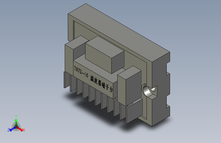 T072-10滤波器保险端子台