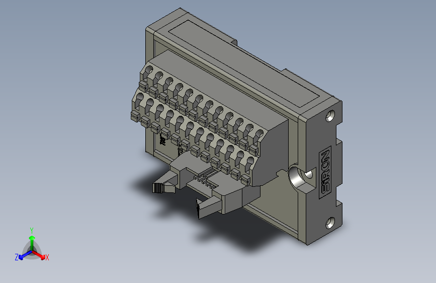T0878位输入端子台胜蓝