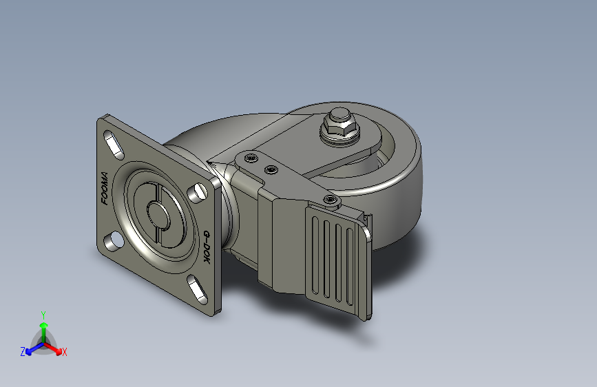 w66GXA65TJ1020-JEE福马脚轮PHS-100-BSF