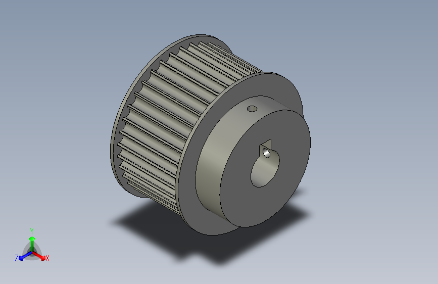 X轴同步轮EBL61-S8M400-32-B-N-d20-525