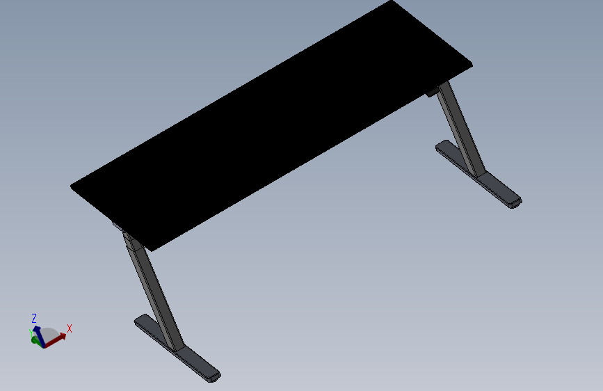 可调式办公桌-A