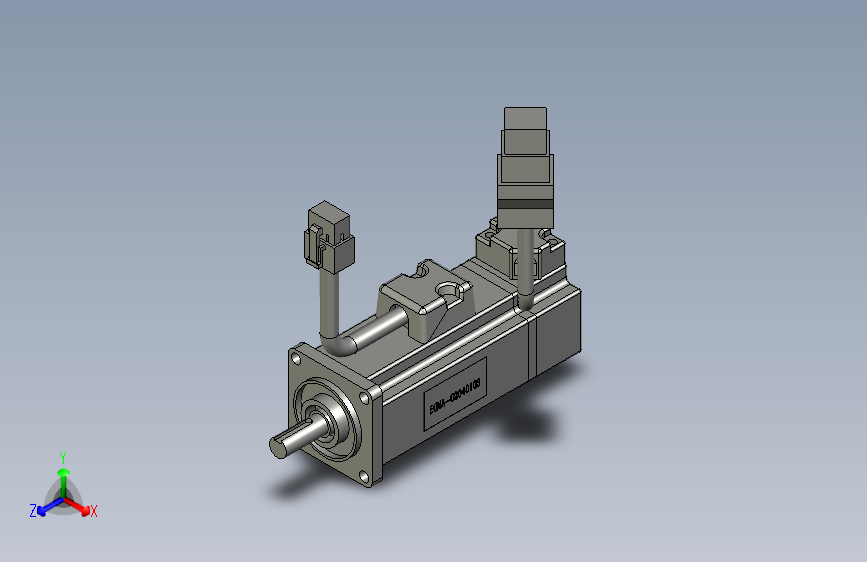 ECMA-C20401GS带键槽无刹车有油封220v3000rmin