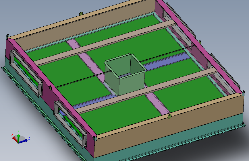 洁净室送风过滤框