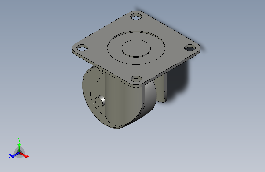 H-YL-0000-CHJF75A脚轮