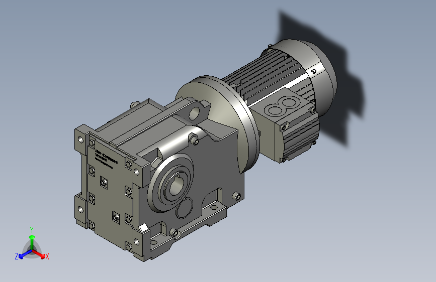 KABY系列斜齿轮-伞齿轮减速电机KAB47-8512Y263-4M1RA