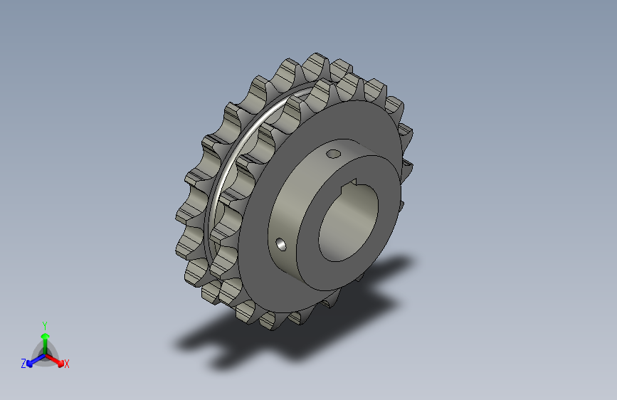 LQZDPD-012主动双排链轮12A-Z20
