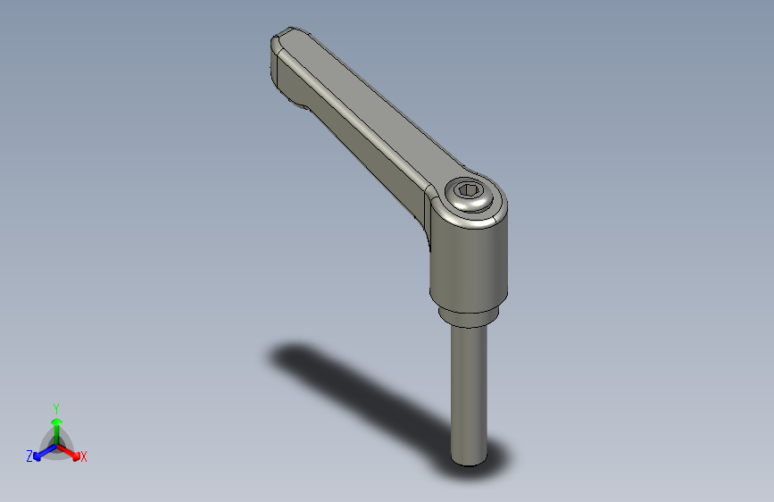 M6手柄螺丝橘黄gn_300-45-m6-30-Ideaa