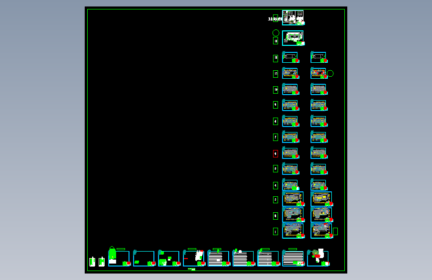 银行营业办公用房大型维修改造项目水施施工图全套CAD图纸