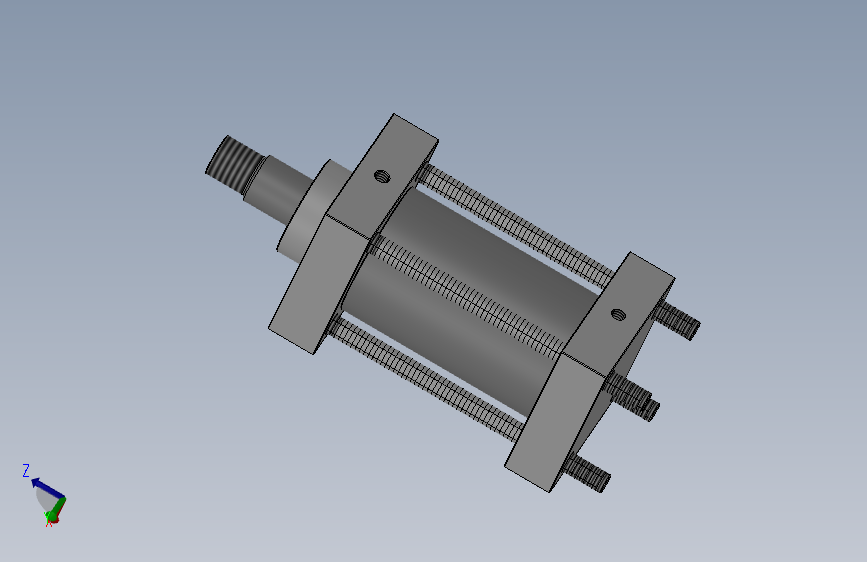 横拉杆液压缸 65x30x53.5 毫米