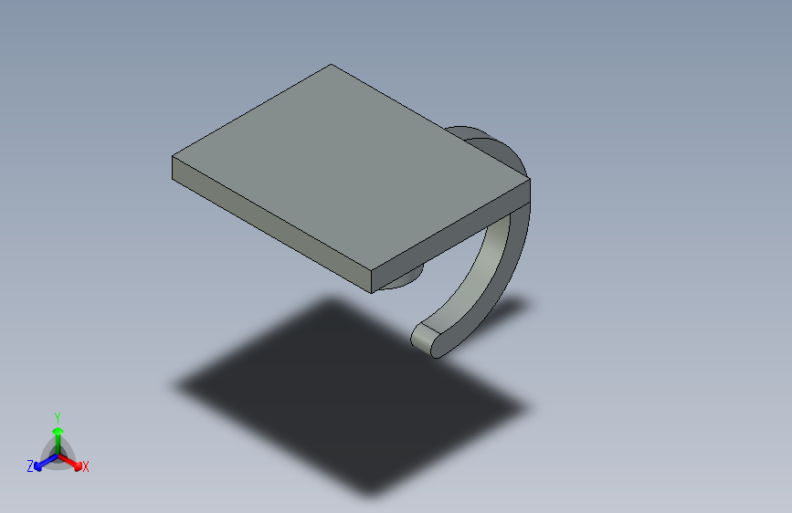 方形法兰钩支架。