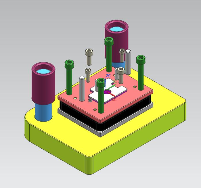 异形垫片冲压工艺及级进模具设计