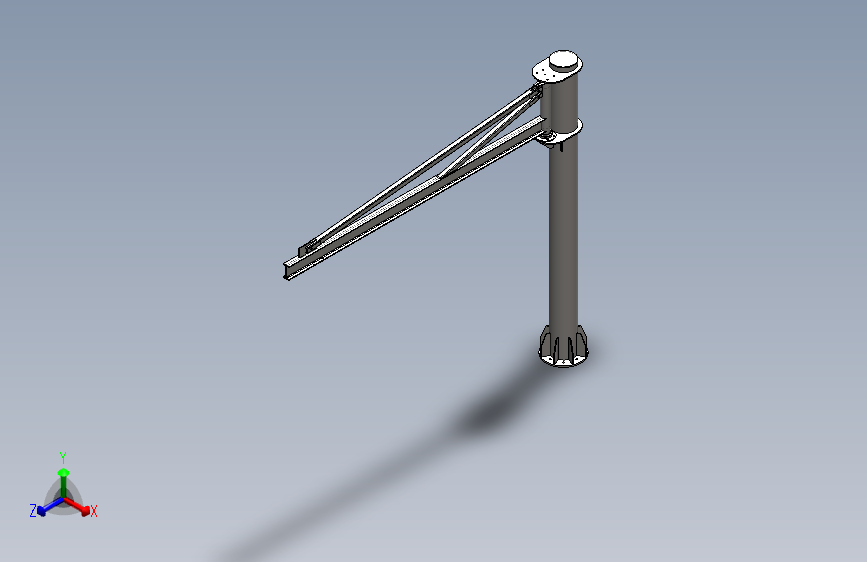 旋转起重机 - 1吨，测试时为1.5吨