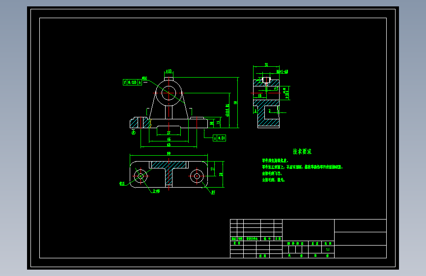 轴承座加工工艺及钻M8螺纹孔夹具设计