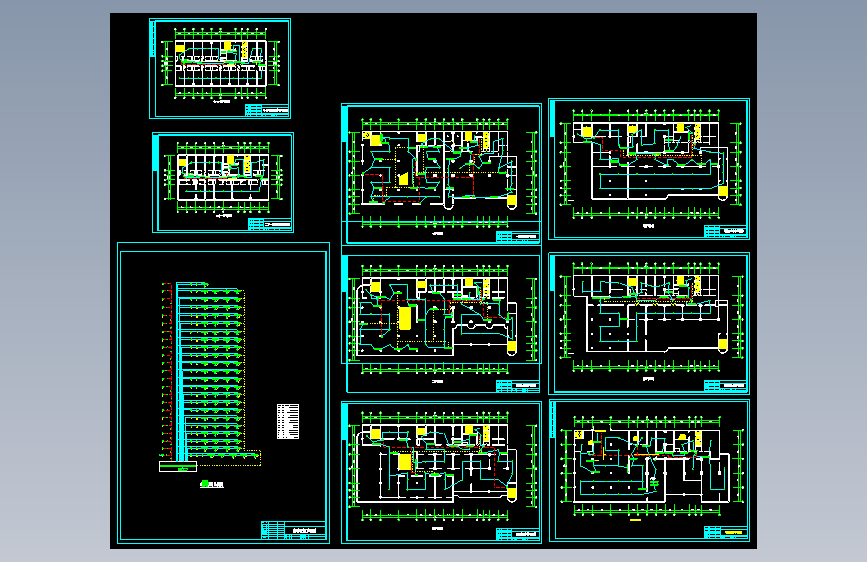 酒店火灾自动报警系统图--545577-8