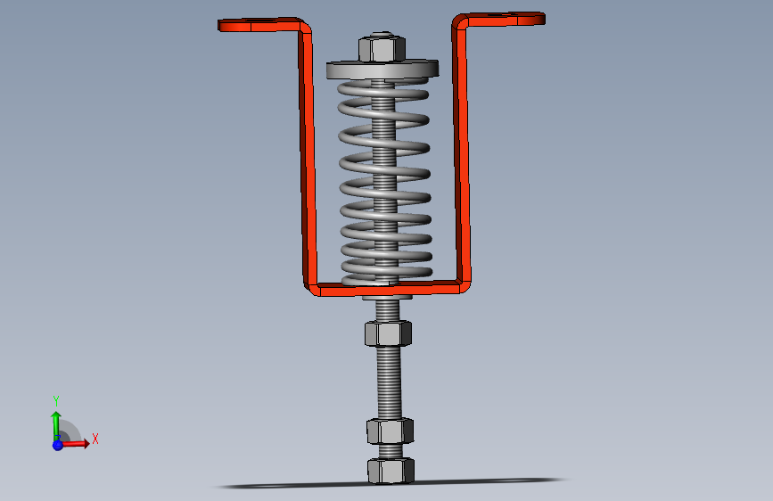吊式阻尼弹簧减震器