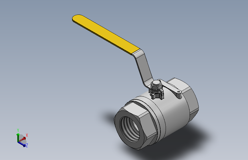 手动内螺纹球阀