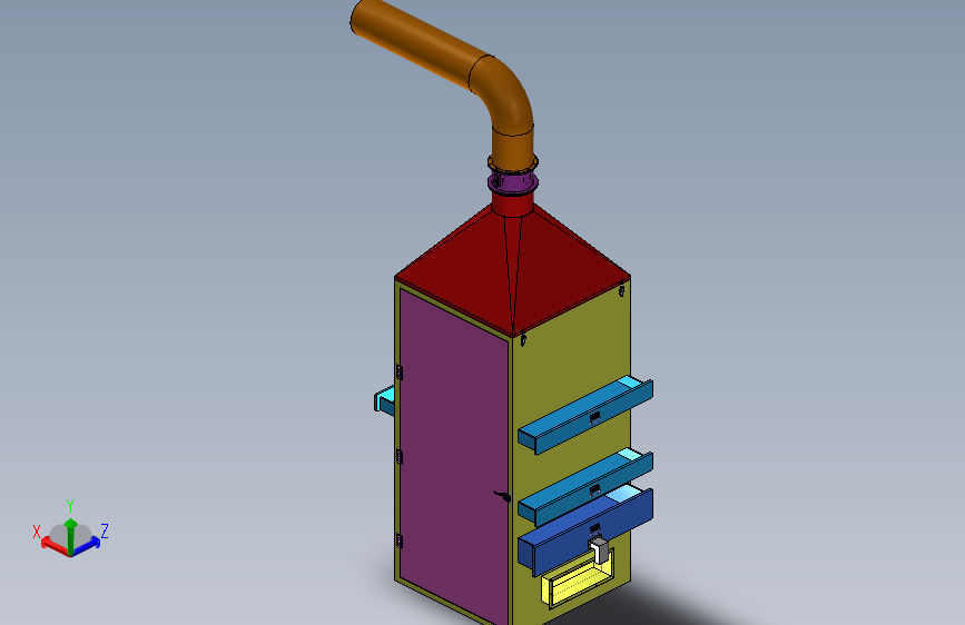 新型垃圾焚烧烟气环保处理装置