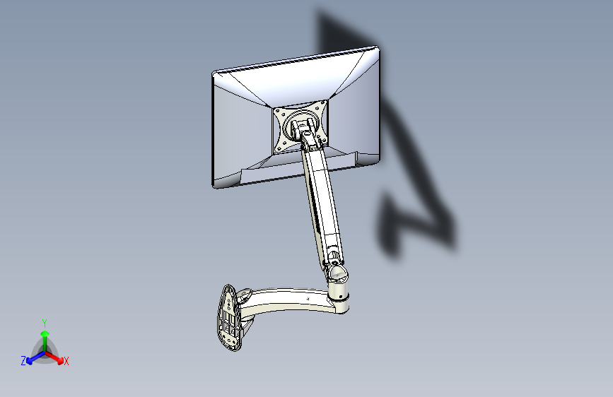 19寸显示屏支架