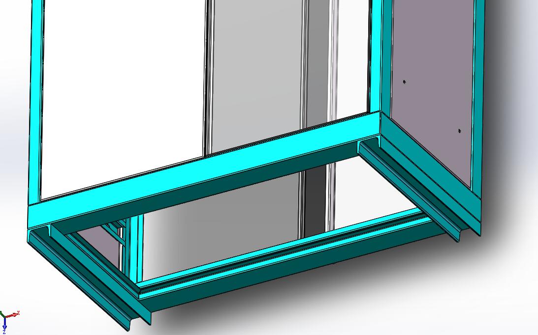 配电柜钣金模型