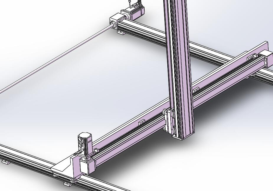 双X轴同动龙门模组产品上下料机械手