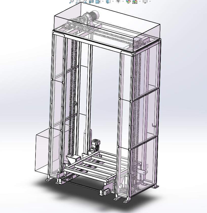 链轮提升机 垂直升降结构