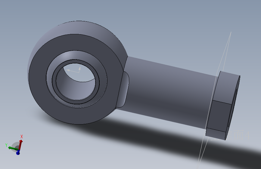 内螺纹自润杆端关节轴承-16K-16X1.5