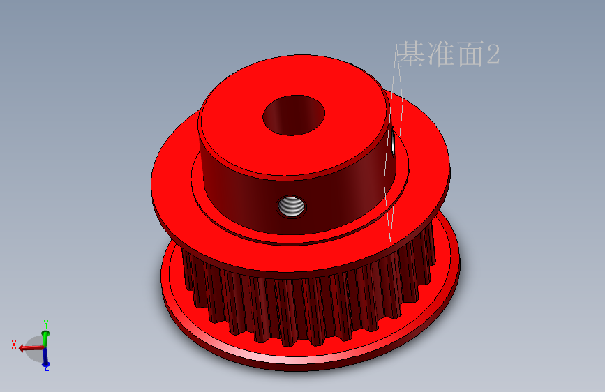 同步轮S5M26齿8孔