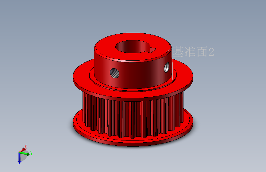 同步轮S5M26齿14孔