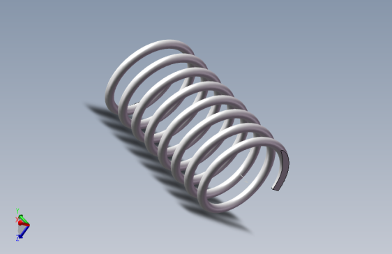 压缩弹簧 线经1.0 内经8.5 有效圈数6 总高25