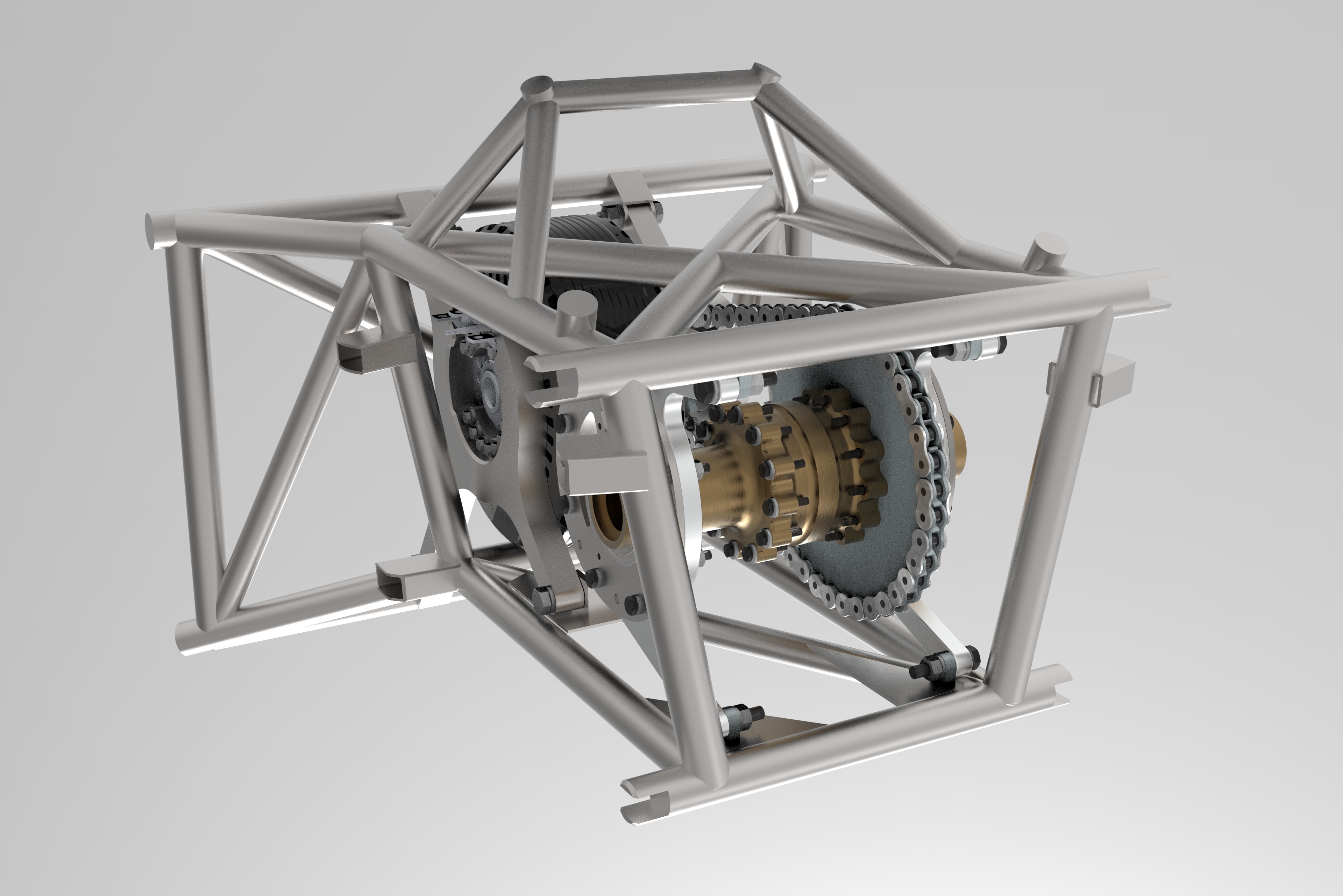A0001199-大学方程式赛车 - 后车架