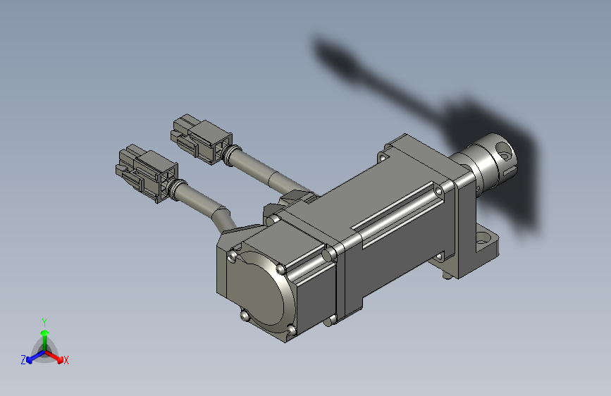 100W伺服电机装配