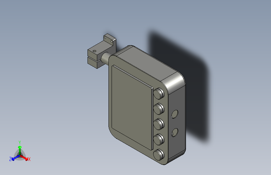 7092-0209-0000供料台触摸屏支架-525
