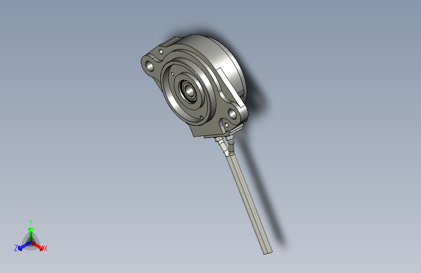 15625减震降噪结构-端盖刷架总成