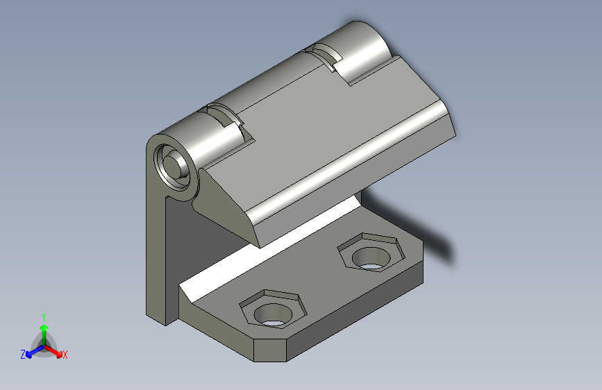 60000007前门铰链装配