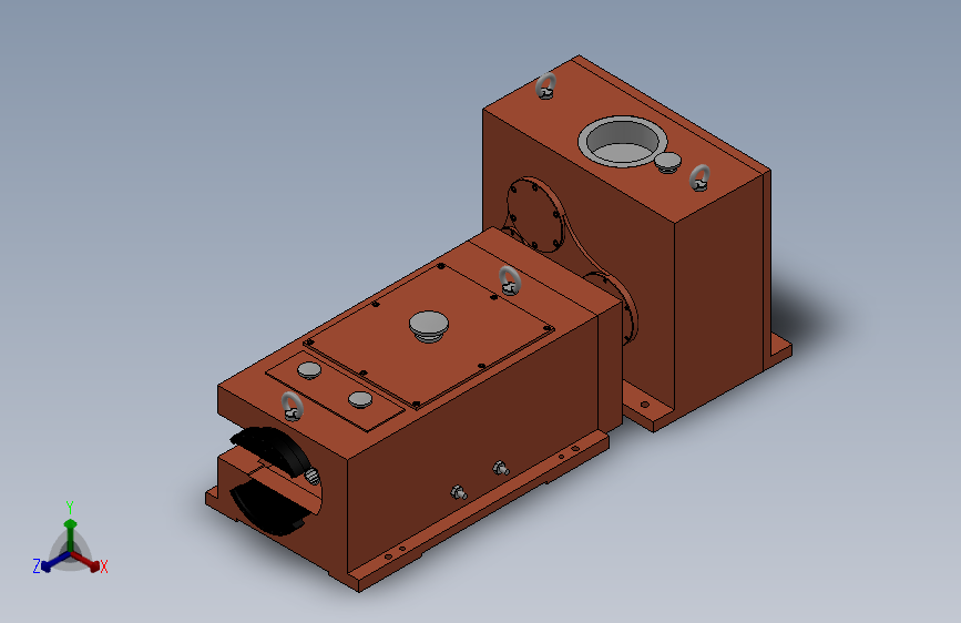 SZ80锥形双螺杆挤出机齿轮箱