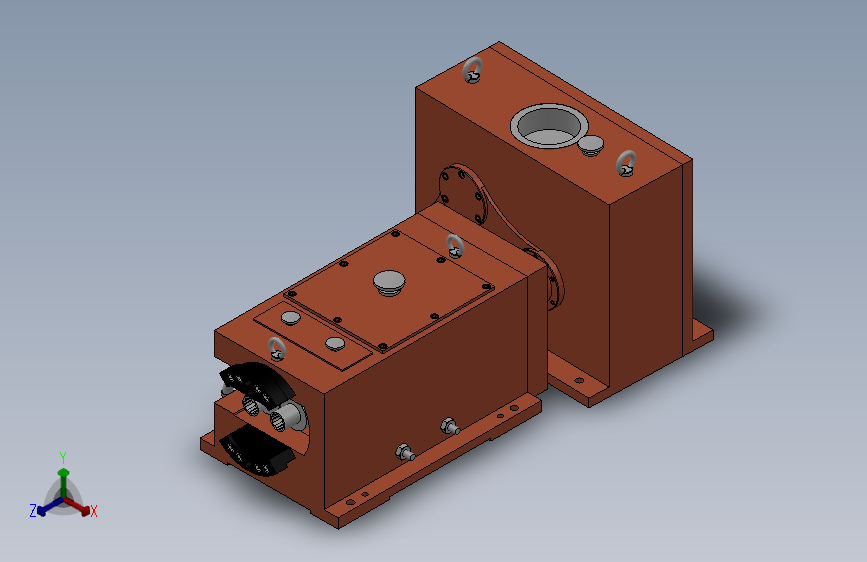 SZ50C锥形双螺杆挤出机齿轮箱
