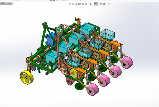 气吸式玉米精密播种施肥机设计 MF1472983