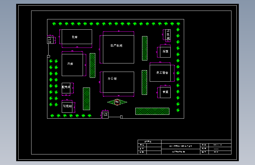 年产1万吨水产饲料工厂设计CAD图纸===wb20