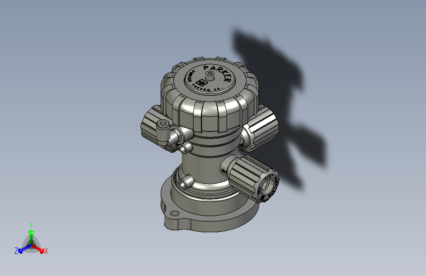 76071419-二分之一气控三通阀组件